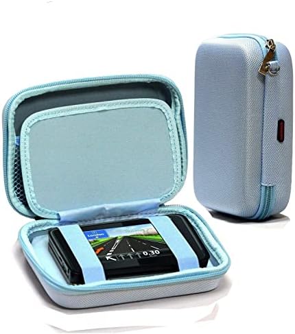 Navitech Светло Синьо Твърд калъф за носене GPS, който е Съвместим с Garmin DriveSmart 50 LM - Auto GPS 5