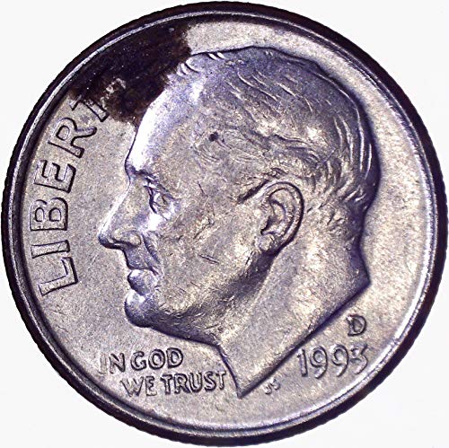 1993 D Рузвелт Десет цента 10 цента е Много Добре