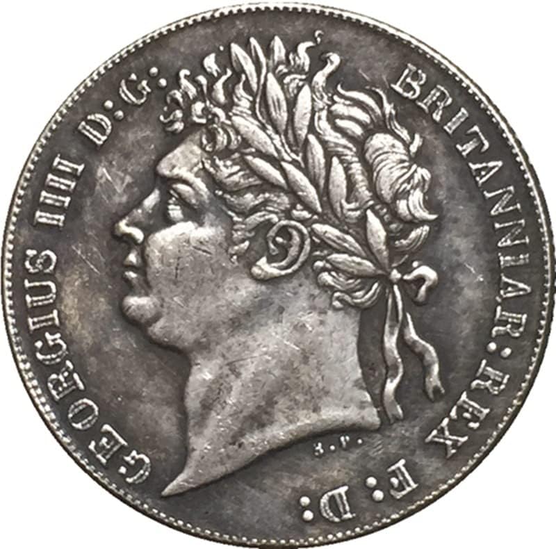 Британски Монети От Чиста Мед Със Сребърно Покритие Старинни Сребърни Долларовыми Монети, Събиране На Занаятите