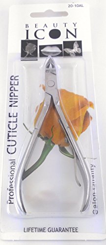 Професионален комплект за грижа за епидермиса Beauty Icon - стригане на кожичките, ножици, средство за премахване на кожичките и пръчки за грижа за ноктите (5 бр)