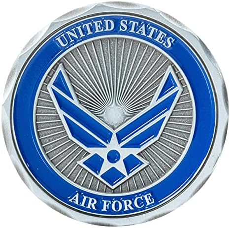 Монета на Военно-транспортен самолет на военновъздушните сили на САЩ C-5 Galaxy Challenge и Синьо Кадифе Кутия