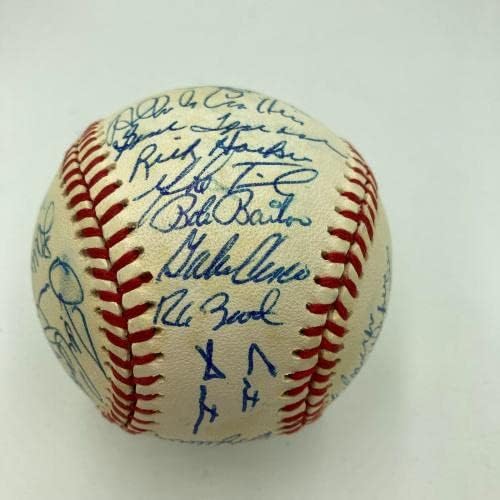 1993 Отбор на Шампионите от Световна серия Торонто Блу Джейс подписа договор с W. S. Baseball JSA COA - Бейзболни