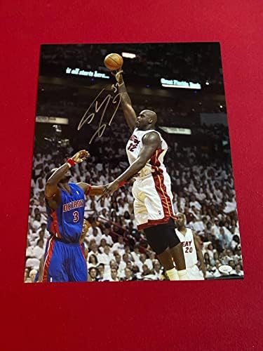 Шакил о 'Нийл, с автограф (Удостоверяване JSA) Снимка 16x20 (Вълни) - Снимки на НБА с автограф
