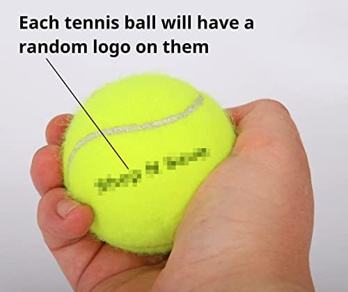Играчка на топки за тенис Iconikal Dog за малки кучета и котки, зелени, с диаметър 2.5 инча, 12 броя в опаковка