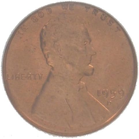 Монета Lincoln Cent Penny 1959 година на издаване, не циркулационни - оценена от нумизматической гаранция (NGC)