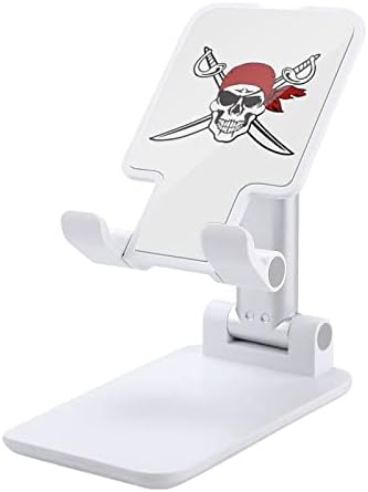 Пиратски Мечове Череп на Поставка за Мобилен Телефон Сгъваеми Притежателя на Таблета Регулируема Поставка Аксесоари