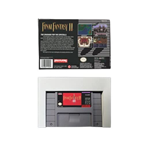 DeVoNe Final Fantasy Game II 2 RPG Игра карта Battery Save Американската Версия на Дребно кутия (сив)