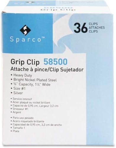 Скоби Sparco Bulldog Grip Silvertone (Кутия с 36 броя)