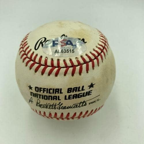 Уили Мейс Подписа Автограф Официален Представител на Националната лига бейзбол PSA DNA COA - Бейзболни топки