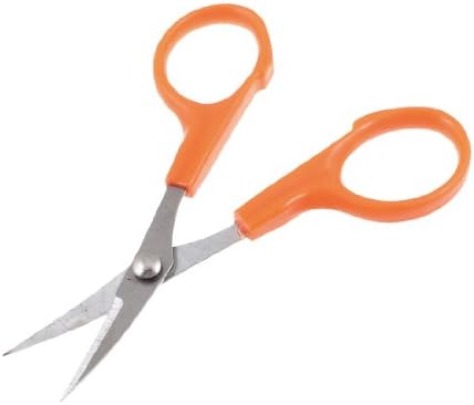 Aexit Домашен Офис Ръчни Инструменти Нож От Неръждаема Стомана Шевни Директни Ножици Ножица Оранжево 4