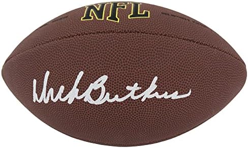 Дик Буткус подписа договор с Wilson Super Grip пълен размер на топка за футбол NFL