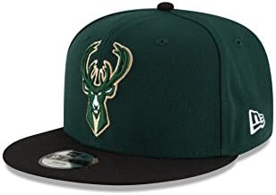 Бейзболна шапка на NBA Milwaukee Bucks Boys 9Fifty 2Tone възстановяване на предишното положение, Един размер,