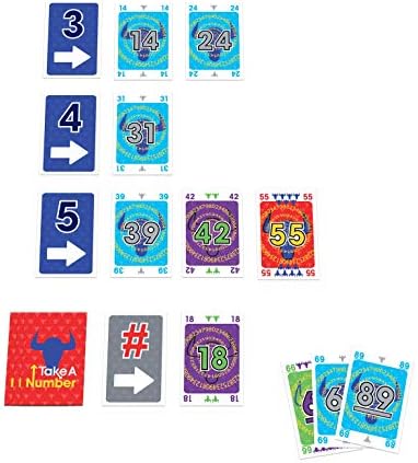 AMIGO Take 5: две игри в една – американската версия 6 Nimmt! с помощта на Take A Number (X Nimmt!) В пакет,