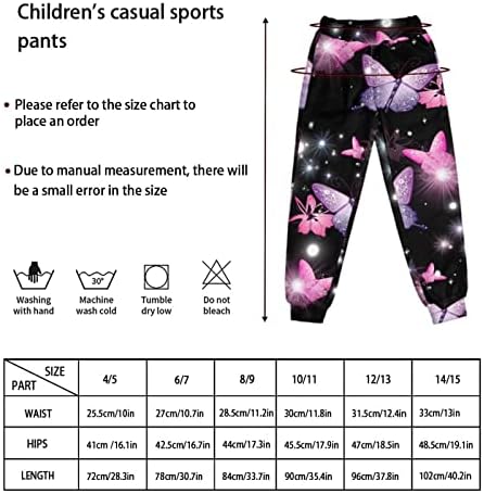 Спортни панталони Maiyoinou за Момчета и Момичета, Модел Панталони за Джогинг от 4 до 15 Години с Джобове, Спортни